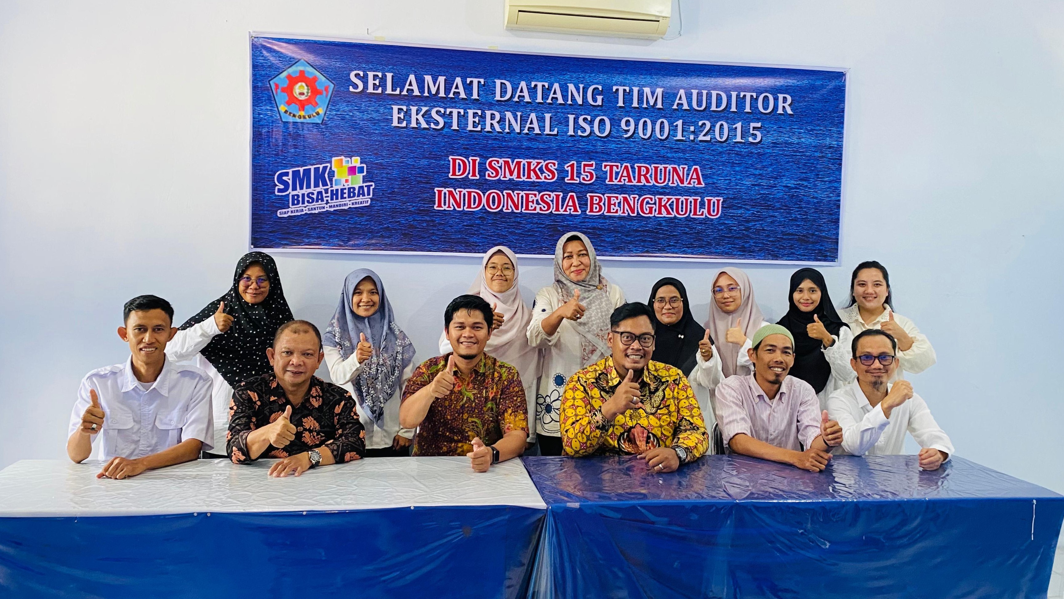 SMKS 15 Taruna Indonesia Bengkulu Resmi Bersertifikat ISO 9001:2015